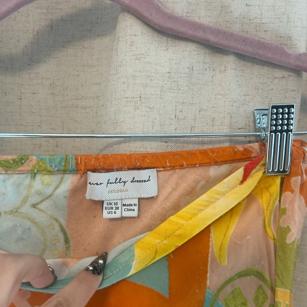 Never Fully Dressed Multicolor Patterned Skirt - image 3